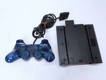 PS2　オーシャンブルー　本体　コントローラー　スタンド　箱付き　プレイステーション２　ソニー　動作確認済　全国送料無料_画像7