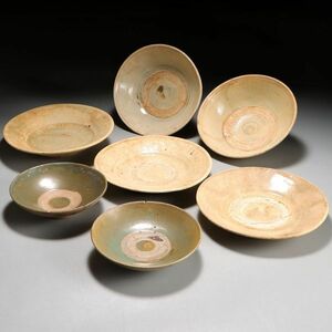 X952. 古美術品 古琉球 碗 鉢 皿 七点 まとめて / 陶器陶芸古陶磁