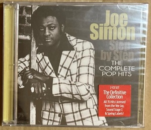 CD★JOE SIMON 「STEP BY STEP - THE COMPLETE POP HITS」　ジョー・サイモン、2枚組、未開封