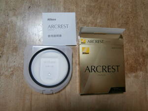 ARCREST PROTECTION FILTER 77mm　プロテクトフィルター　ニコン　アルクレスト