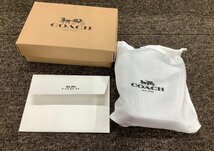 【未使用品？】美品　長期保管品　コーチ COACH 小銭入れ付二つ折り財布 L字ファスナー 財布　小銭　C0082　A2181　外箱付_画像2