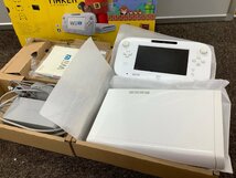 【まとめて☆】WiiU マリオメーカーセット 32GB シロ 動作品 本体 ゲームパッド 純正アダプター 箱 付属 Nintendo Wii U 任天堂　スマブラ_画像4