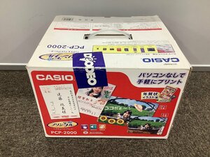 [ beautiful goods ] use frequency little CASIO Casio pudding .ruPCP-2000 postcard printer New Year’s card making photoprinter - digital camera ink attaching 