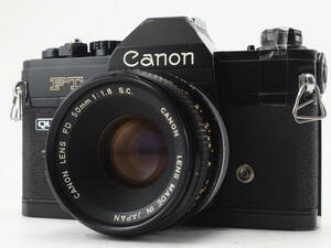 ★訳あり大特価★ キャノン CANON FTB ブラックボディ FD 50mm 単焦点レンズセット #TA3460