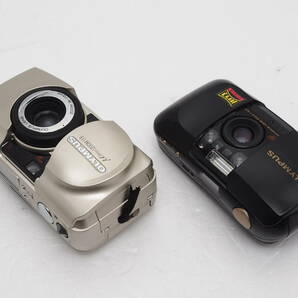 ★訳あり大特価★ オリンパス OLYMPUS μ 4個まとめ 35mm F3.5 PANORAMA 黒 ブラック / ZOOM DELUXE 黒 X2個 / ZOOM 115 #TA3478の画像4