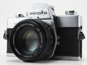 ★訳あり大特価★ ミノルタ MINOLTA SRT101 ボディ 50mm 単焦点レンズセット ★シャッター切れるが、ミラーアップしたまま #TA3507