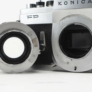 ★訳あり実用品★ コニカ KONICA FP ボディ KONISHIROKU 52mm 単焦点レンズセット ★シャッターOK！ #TA3523の画像5