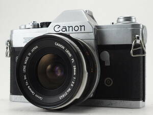 ★訳あり大特価★ キャノン CANON FT ボディ FL 28mm F3.5 単焦点レンズセット #TA3546