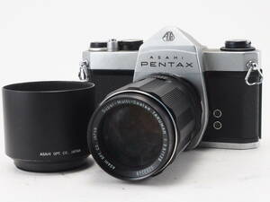 ★訳あり実用品★ ペンタックス PENTAX SL ボディ 135mm 単焦点レンズセット ★シャッターOK! #TA3550