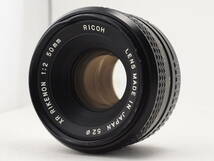 ★実用品★ リコー RICOH XR RIKENON 50mm F2 最短0.45 #TA3831_画像1