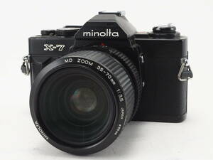 ★訳あり大特価★ ミノルタ MINOLTA X-7 ブラック MD ZOOM 35-70mm F3.5 レンズセット #TA3843