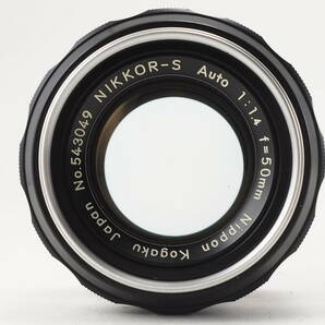 ★良品★ 日本光学 NIPPON KOGAKU NIKKOR-S AUTO 50mm F1.4 #TA3911の画像2