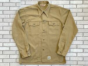 ＵＳＥＤ　トロフィークロージング　TROPHY CLOTHING　長袖ワークシャツ　サイズ１６/Ｌ　日本製