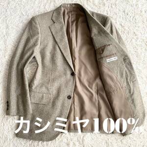 【最高峰】カシミヤ100%！ Dorland House ★人気カラー テーラードジャケット メンズ 94-84-165 AB4 M相当 アイボリー 日本製