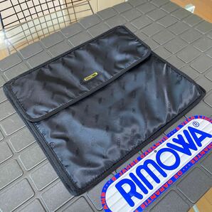 【RIMOWA】リモワPCバッグ パソコンケース スーツケース付属品 インナーバッグ バッグインバッグBLACK/ブラック クッション素材の画像3
