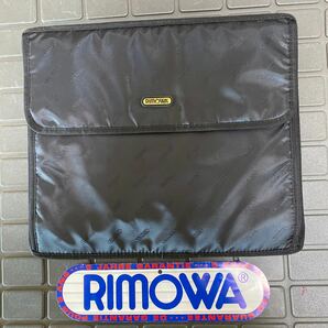 【RIMOWA】リモワPCバッグ パソコンケース スーツケース付属品 インナーバッグ バッグインバッグBLACK/ブラック クッション素材の画像1