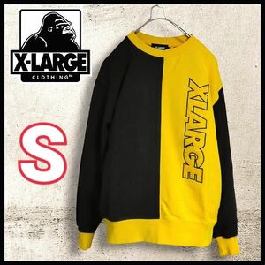 エクストララージ XLARGE 2トーン カラー シェニール織ロゴ スウェット