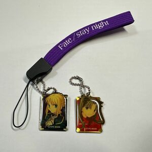 Fate/stay night セイバー&遠坂凛 ストラップ