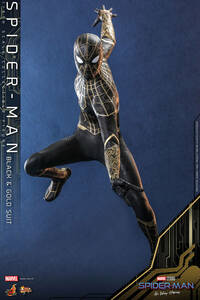 [ new goods unopened ] hot toys HotToys[ Movie * master-piece ]1|6 scale figure Spider-Man ( black & Gold suit version )