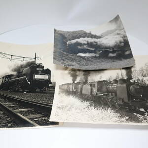 当時物 蒸気機関車 写真 3枚セット D 51791 / 38688 / D 51 258 昭和レトロ
