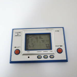 当時物 ゲームウォッチ GAME WATCH FIRE ファイア Nintendo 任天堂 RC-04 レトロ 1980 画面黒ずみあります ジャンク