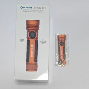 Olight オーライト Seeker 4 Pro オレンジ 昼光色(5700K～7000K)