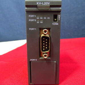 KEYENCE キーエンス PLC シリアルコミュニケーションユニット KV-L20V 管理6rc0328I87の画像1