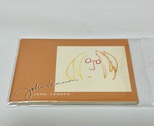 ジョンレノン　メモ帳　MUSEAM ART 2柄　18枚と24枚　中古扱い　コレクション品