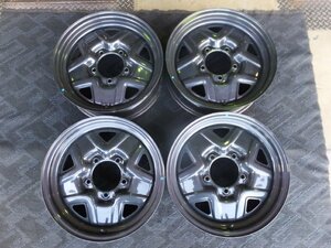 【中古ホイール4本セット】スズキ JB64 ジムニー 純正 鉄ホイール　　5.5J-16 5/139.7 +22　 　16インチ