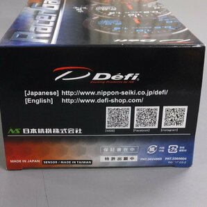 【未使用・長期在庫品】Defi デフィ Racer Gauge TURBO -100kPa～+200kPa ターボ計 Φ60 DF11504 ブルー メーターの画像6