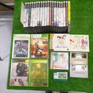 ジャンク品・保管品 ゲームソフト まとめて30本 XBOX360 プレイステーション2 SEGASATURN など 押忍番長 桃太郎電鉄 他 現状品