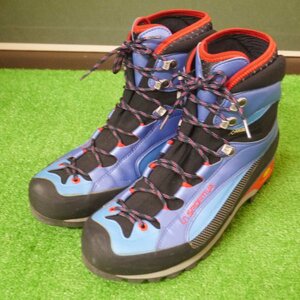 USED品・保管品 LA SPORTIVA ラ スポルティバ トレッキングシューズ GORE-TEX ゴアテックス 登山靴 ブルー系他 サイズ42 現状品