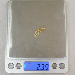 USED品・保管品 Cartier カルティエ 2Cロゴ ペンダントトップ チャーム 750 K18YG 約2.3g アクセサリー 本体のみ 現状品の画像10