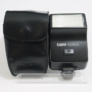 ジャンク品 動作未確認 CANON キャノン SPEEDLITE 188A ストロボ フラッシュ ケース付