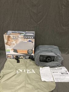 INTEX インテックス AP619J Fast-Fill 電動ポンプ内臓エアーベッド ダブルサイズ 100〜 50／60Hz 90W よ