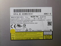 内蔵 Blu-ray スリムタイプ DVD マルチ Panasonic UJ272 薄型 9,5mm 中古品_画像3