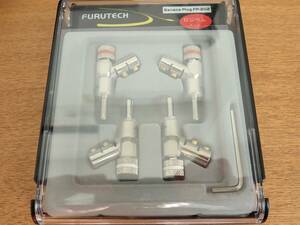 【 未使用 】FURUTECH フルテック FP-202 ロジウムメッキ バナナプラグ 4本1組