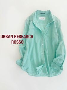 【2点以上で送料無料】URBAN RESEARCH ROSSO シャツ グリーン アーバンリサーチロッソ レディース