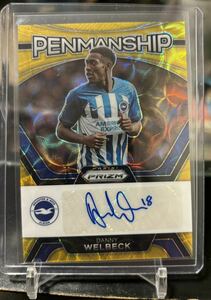 【DANNY WELBECK】◆10枚限定直筆サインカードGOLD!◆2023-24Panini Prizm EPL Soccer Brighton Auto 