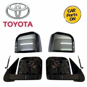 200 series Hiace 6 type 7 type Toyota original part new goods door mirror left right set plating cover left right set heater less camera less 