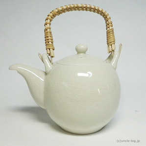 【特価品 今だけ茶こし付】陶器 急須・酒器 1個 秋草 No.1 日本製の画像3