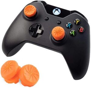 [ prompt decision ]eim improvement! FPS freak Xbox One controller for parent finger grip cap FPS assist cap RG ( orange ) G122