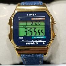 #最終値下げ！見逃し厳禁！送料無料 極美中古 TIMEX タイメックス W-116 INDIGLO ナイトライト 専用ＢＯＸ 取説 英語版＋日本語版 (コピー)_画像2