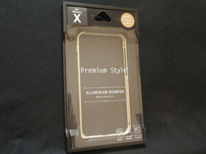 Premium Style ゴールド iPhoneX iPhone10 アルミ バンパー スマホ ケース カバー 送料140円から ②