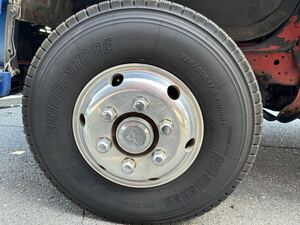  deco truck aluminium tire attaching 17.5 -inch 7 pcs set receipt limitation (pick up) Aichi prefecture Fighter 