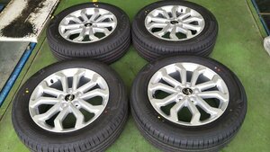 ★☆名古屋発 中古★【引取りOK】新車外し カローラクロス純正タイヤ 215/60R17 ブリヂストン ALENZA001 ホイール 6.5Jx17 5/114.3 35 4本