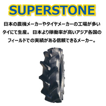 2本 ST358 8-16 4PR SUPERSTONE トラクター タイヤ スーパーストン 要在庫確認 送料無料 8x16 ST-358 スーパーストーン_画像2