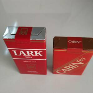 たばこ自動販売機用見本、ダミー、サンプル、鉄、ブリキ2個送料無料赤ラーク赤いキャビンの画像5