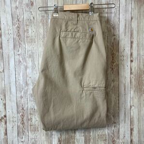 ワークパンツ Carhartt カーハート ペインターパンツ W38 サイズXL ベージュ ビッグサイズ メンズ 古着の画像1