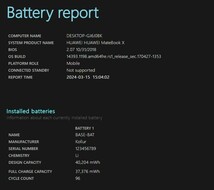 Huawei MateBook X Core i5モデル/メモリ8GB/SSD256GB/13インチ2K解像度(2160x1440)/軽量1.05kg WW09BHI58S25NGR_画像9